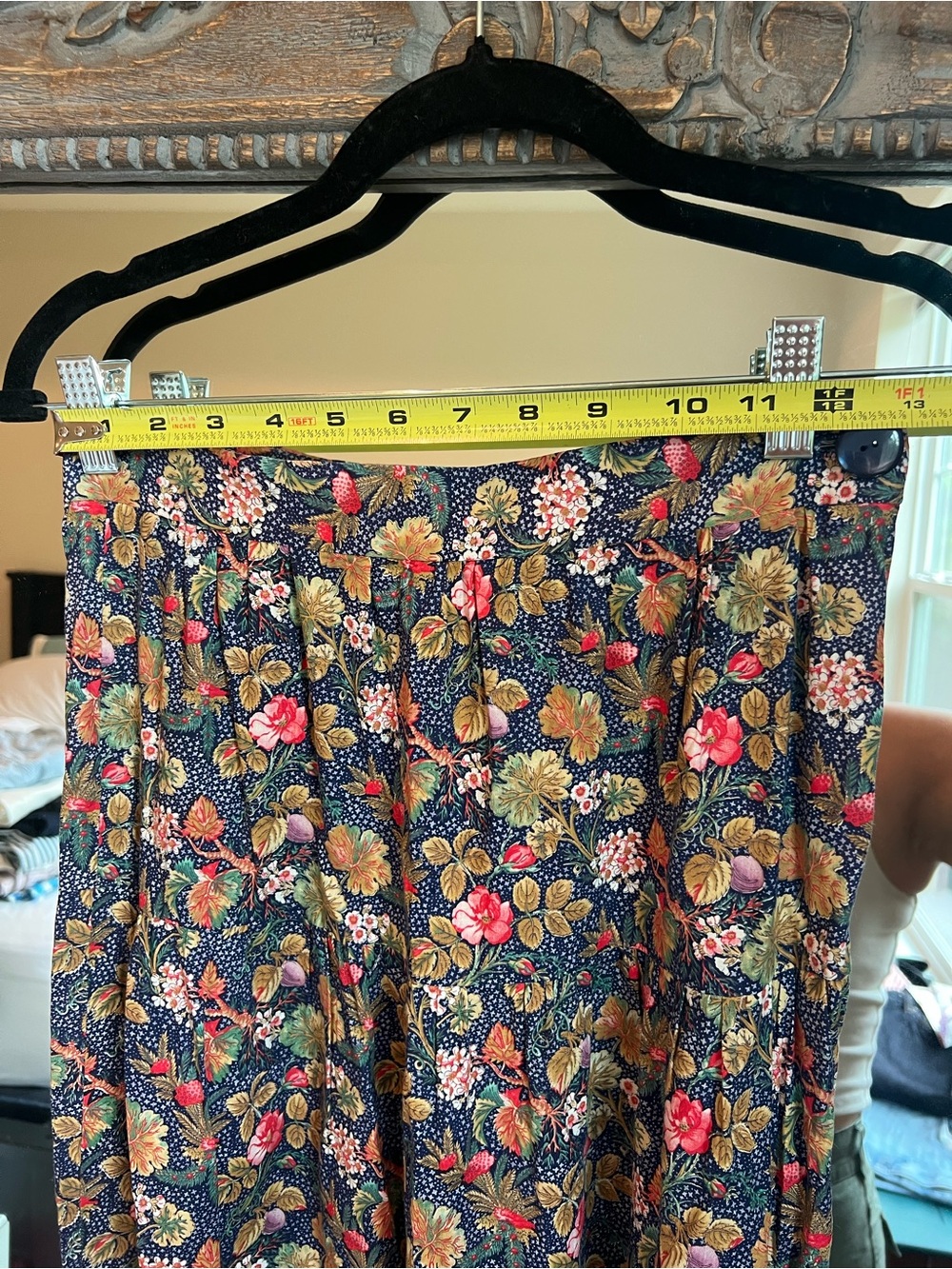 Vintage Handmade Tiered Maxi Skirt - Picture 2 of 5